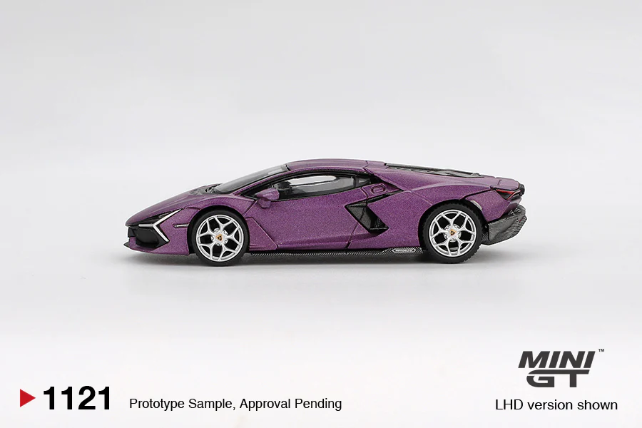PRE-ORDER - 24 PACK Lamborghini Revuelto Viola 30th – Matte Purple (Mini GT) Diecast 1:64 Scale Model - TSM MGT01121 - Image 4