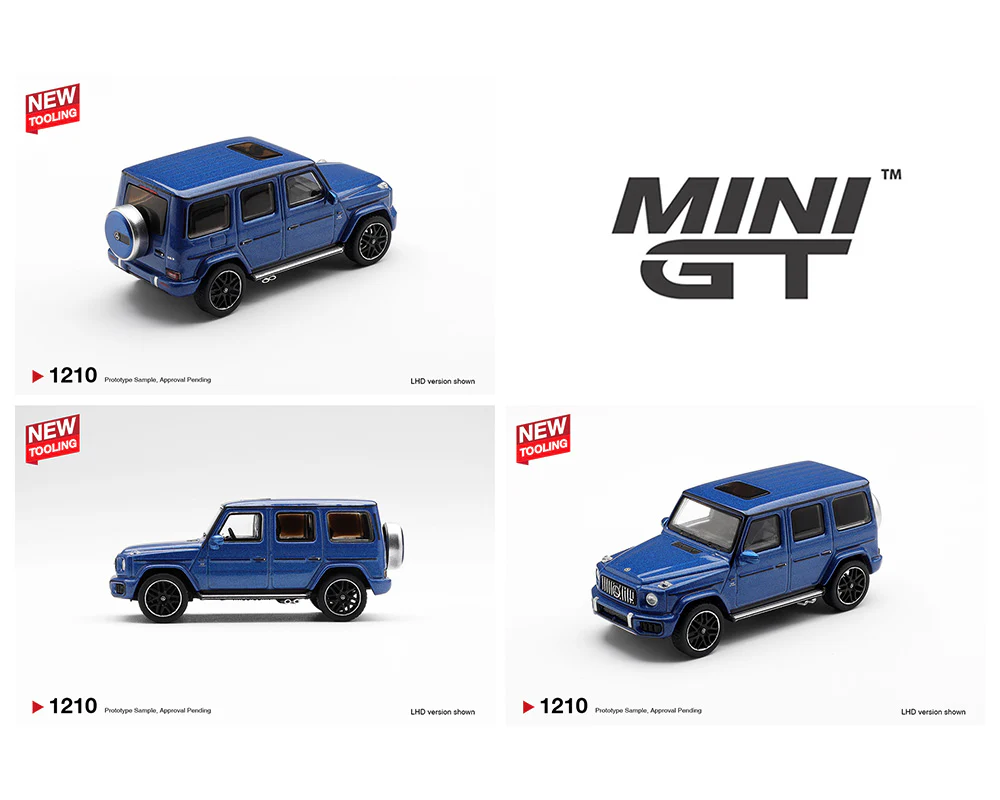 PRE-ORDER - 24 PACK Mercedes-AMG G 63 Dark Blue Metallic (Mini GT) Diecast 1:64 Scale Model - TSM MGT01210 - Image 3