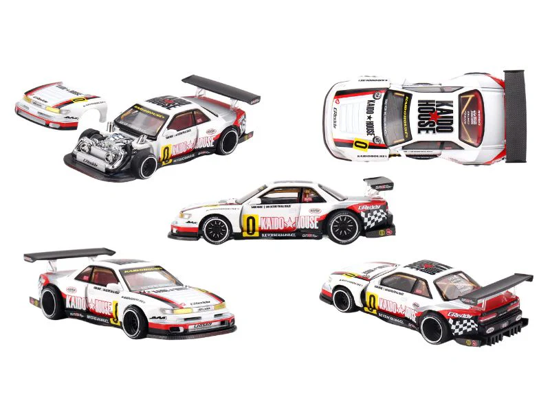 PRE-ORDER Nissan Silvia S13-R Circuit Spec V1 (Kaido House) Diecast 1:64 Scale Model - TSM KHMG251