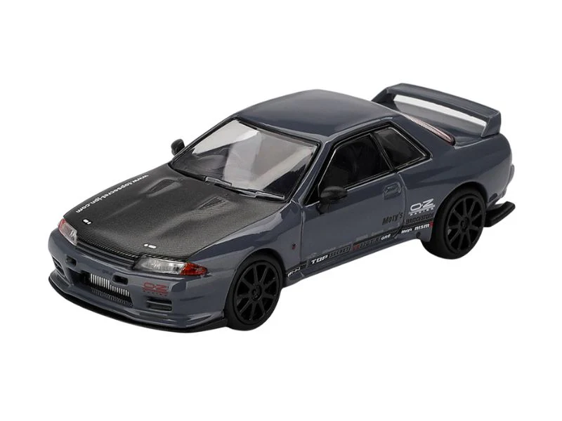 PRE-ORDER - 24 PACK Nissan Skyline GT-R Top Secret VR32 – Stealth Grey (Mini GT) Diecast 1:64 Scale Model - TSM MGT01187 - Image 2
