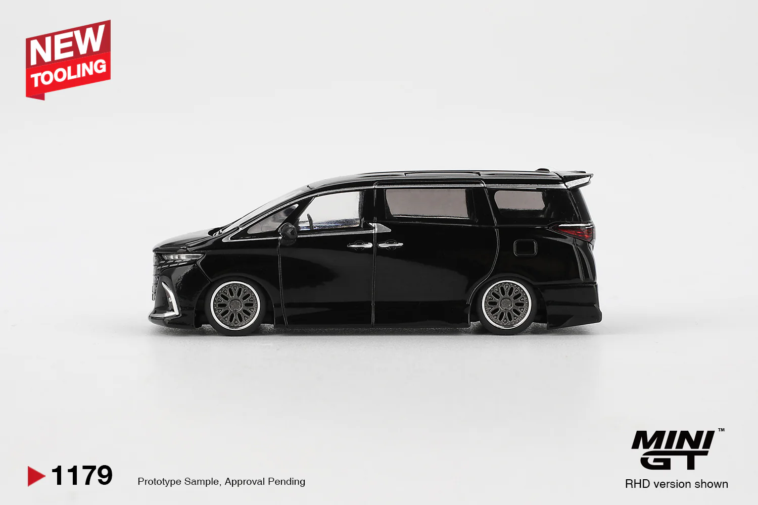 PRE-ORDER - 24 PACK Toyota Alphard 40 KUHL – Black (Mini GT) Diecast 1:64 Scale Model - TSM MGT01179 - Image 3