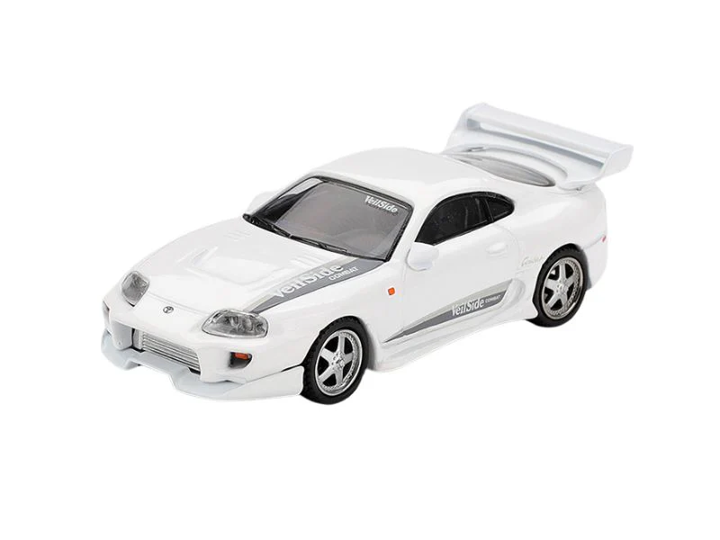 PRE-ORDER - 24 PACK Toyota Supra VeilSide Combat V-I – White (Mini GT) Diecast 1:64 Scale Model - TSM MGT01104 - Image 2