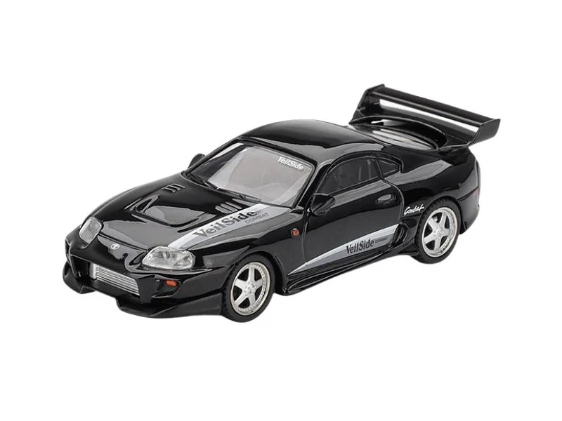PRE-ORDER - 24 PACK Toyota Supra VeilSide Combat V-II – Black (Mini GT) Diecast 1:64 Scale Model - TSM MGT01107 - Image 2