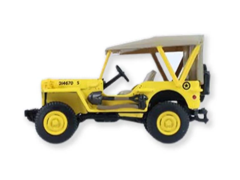 PRE-ORDER - 48 PACK 1942 Willys MB Jeep - Control Jeep - U.S. Air Force (Battalion 64 Series 6) Diecast 1:64 Scale Model - Greenlight 61060A - Image 2
