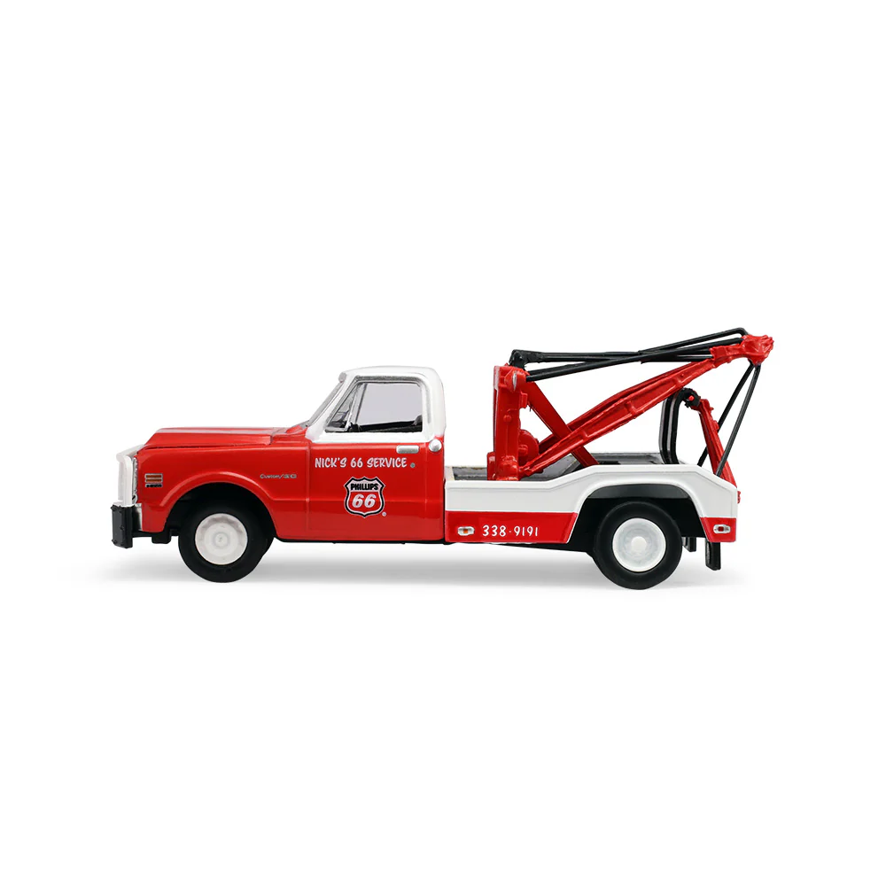 PRE-ORDER - 48 PACK 1971 Chevrolet C-30 Dually Wrecker - Phillips 66 (Dually Drivers Series 17) Diecast 1:64 Scale Model - Greenlight 46170A - Image 3