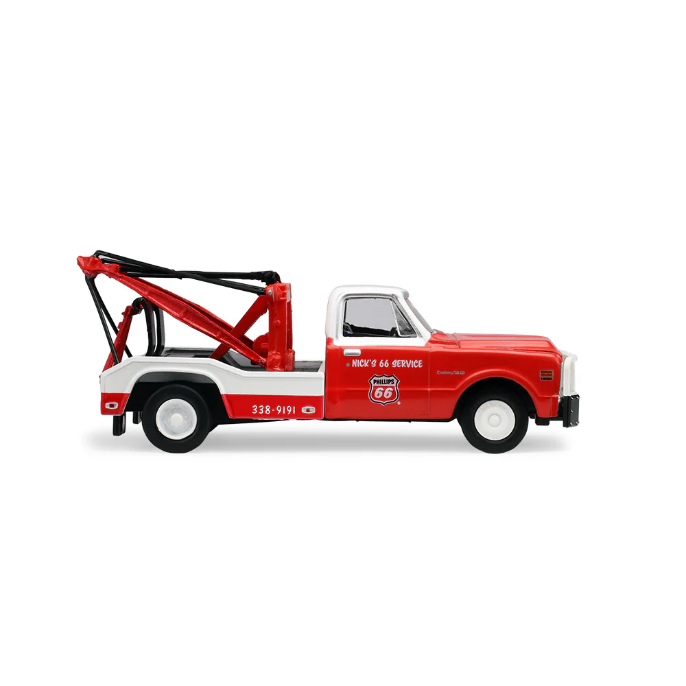 PRE-ORDER - 48 PACK 1971 Chevrolet C-30 Dually Wrecker - Phillips 66 (Dually Drivers Series 17) Diecast 1:64 Scale Model - Greenlight 46170A - Image 6