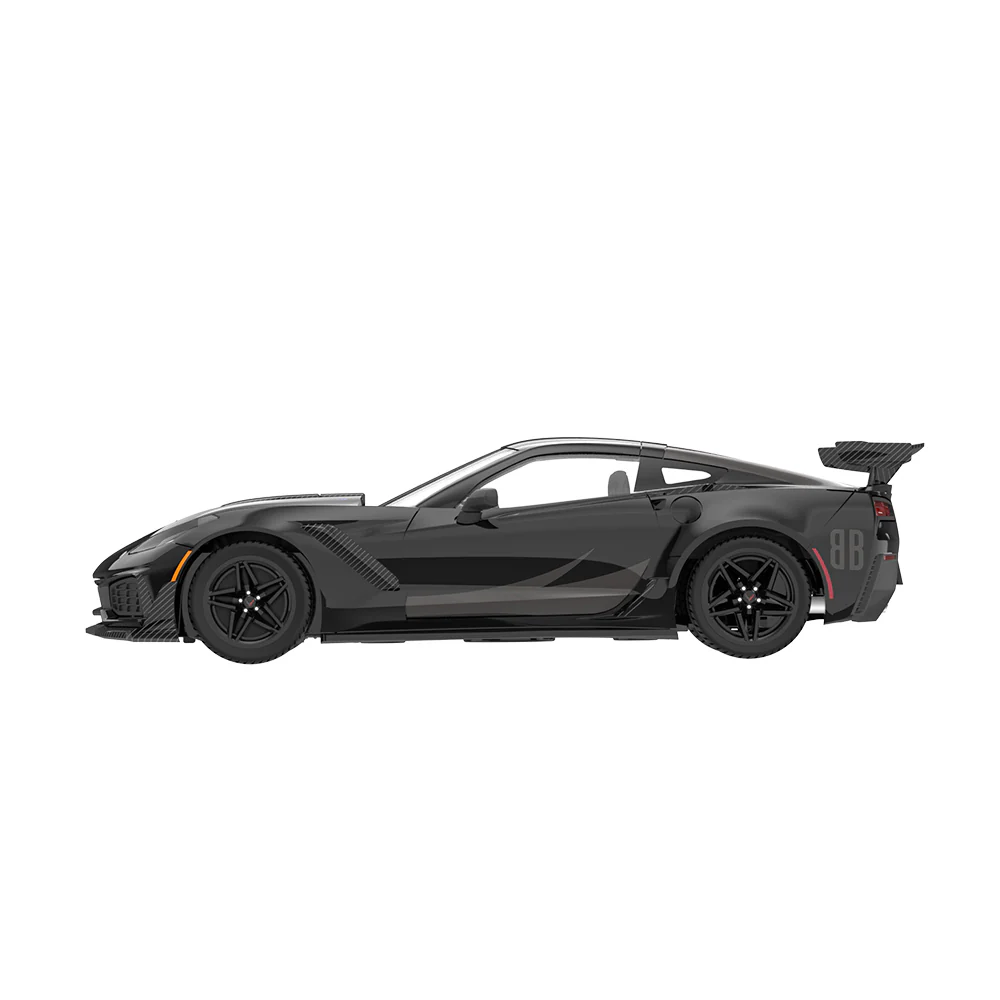 PRE-ORDER - 48 PACK 2019 Chevrolet Corvette ZR1 - Hard Top (Black Bandit Series 31) Diecast 1:64 Scale Model - Greenlight 28190E - Image 6