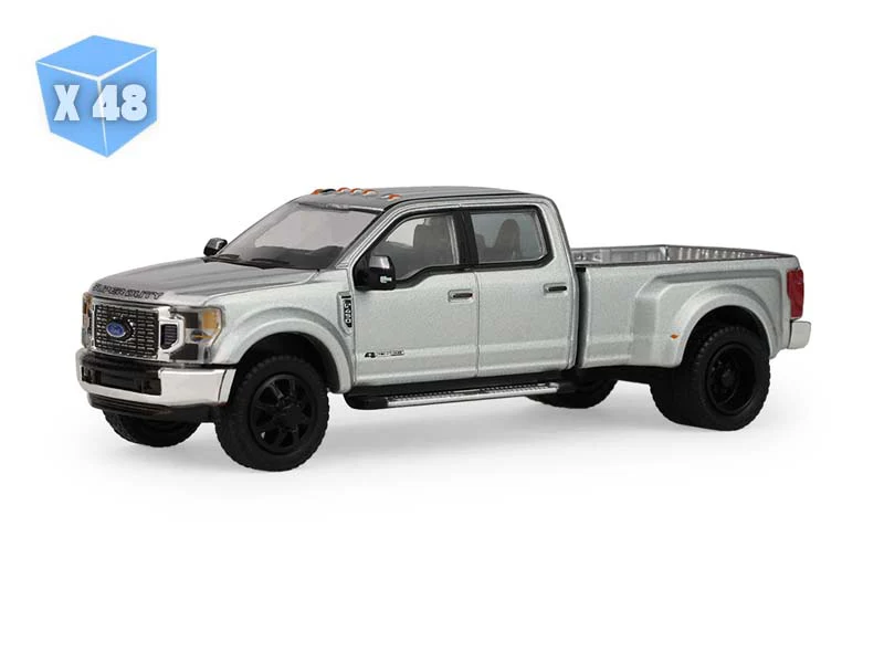 PRE-ORDER - 48 PACK 2022 Ford F-450 Super Duty - Iconic Silver (Auto Mall Series 8) Diecast 1:64 Scale Model - Greenlight 68080A