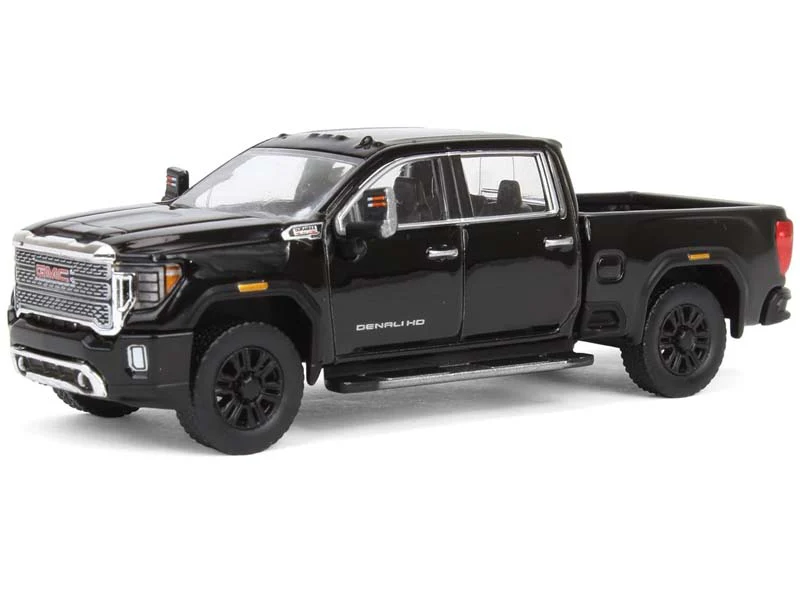 PRE-ORDER 2022 GMC Sierra 2500 Denali - Onyx Black Diecast 1:64 Scale Model - Karson Diecast Co. 51703A