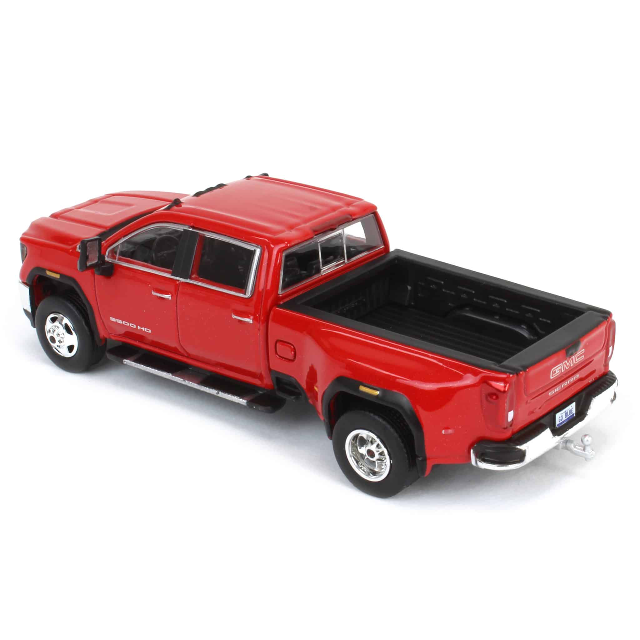 PRE-ORDER - 12 PACK 2022 GMC Sierra 3500HD Pro Dually - Cayenne Red Diecast 1:64 Scale Model - Karson Diecast Co. 51707B - Image 6
