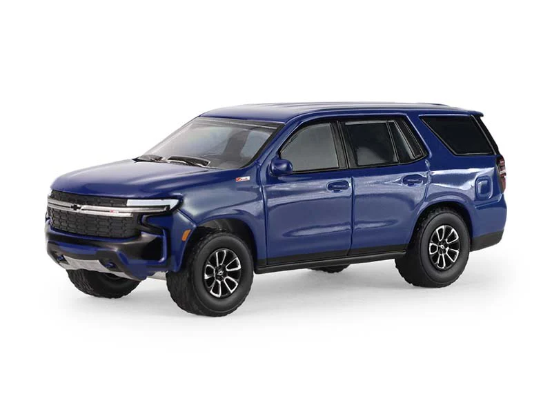 PRE-ORDER - 48 PACK 2024 Chevrolet Tahoe - Midnight Blue Metallic (Auto Mall Series 8) Diecast 1:64 Scale Model - Greenlight 68080D - Image 2