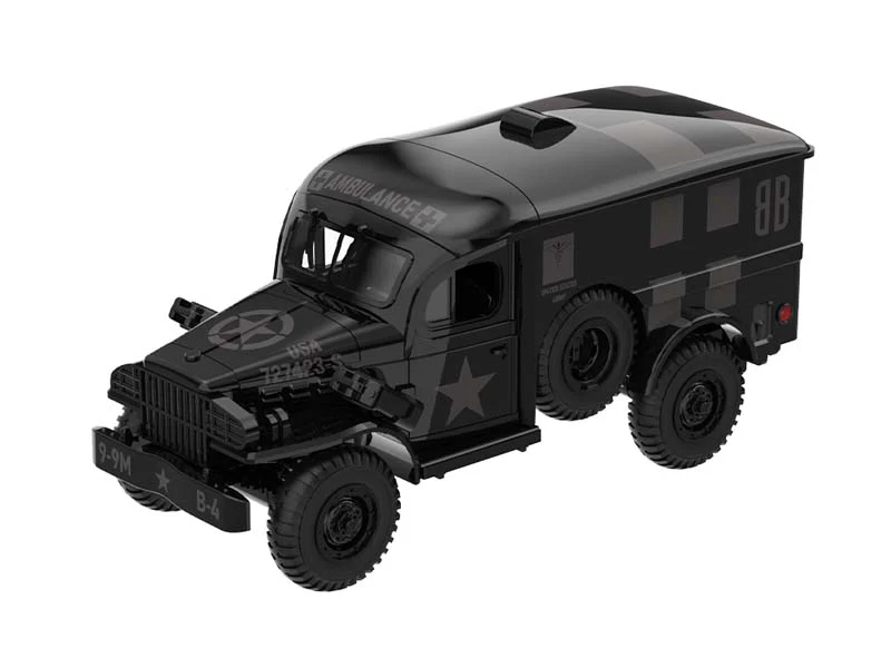 PRE-ORDER Dodge WC54 Ambulance (Black Bandit Series 31) Diecast 1:64 Scale Model - Greenlight 28190C