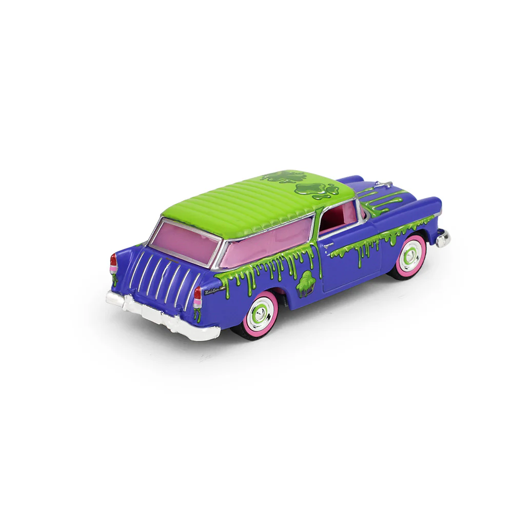 PRE-ORDER - 6 PACK 1955 Chevrolet Nomad - Leaky Lindsay (Garbage Pail Kids Series 9 - 40th Anniversary) Diecast 1:64 Scale Model - Greenlight 54130C - Image 4