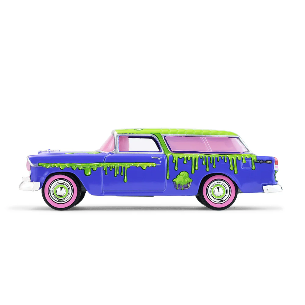 PRE-ORDER - 6 PACK 1955 Chevrolet Nomad - Leaky Lindsay (Garbage Pail Kids Series 9 - 40th Anniversary) Diecast 1:64 Scale Model - Greenlight 54130C - Image 5