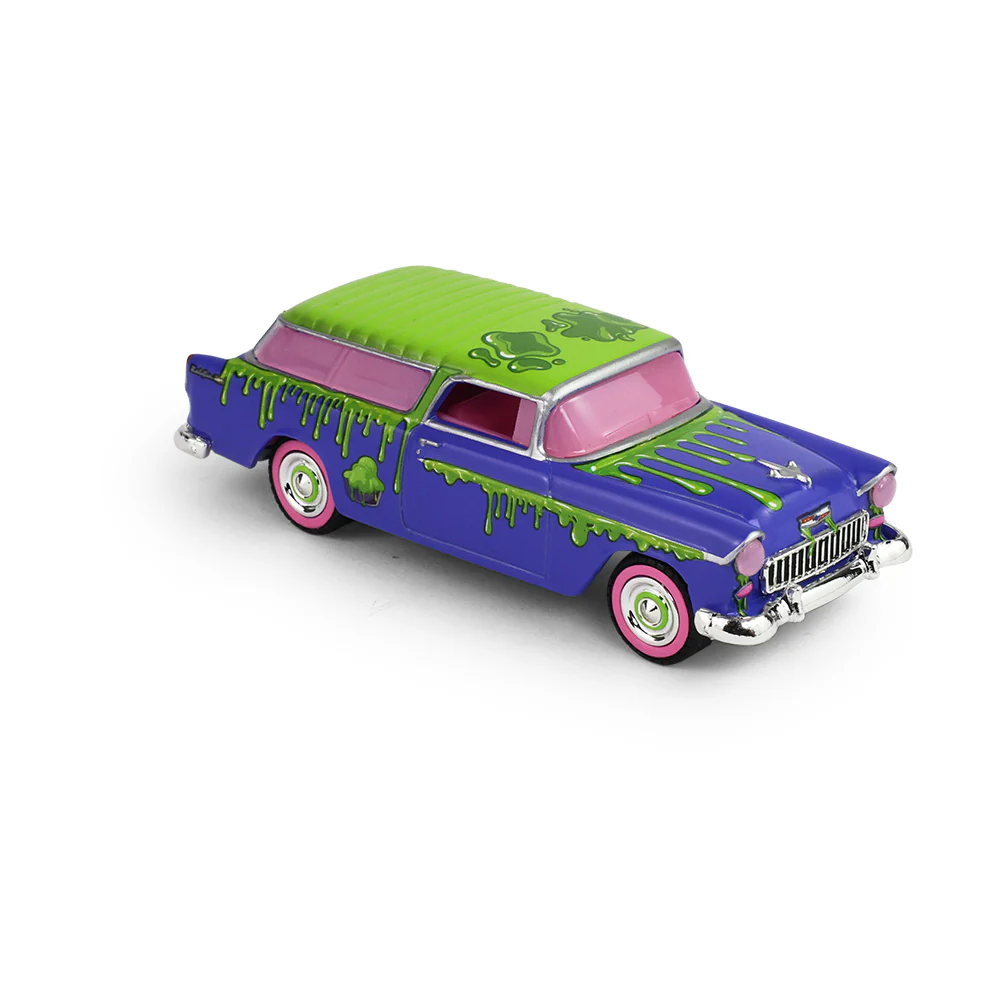 PRE-ORDER - 6 PACK 1955 Chevrolet Nomad - Leaky Lindsay (Garbage Pail Kids Series 9 - 40th Anniversary) Diecast 1:64 Scale Model - Greenlight 54130C - Image 6