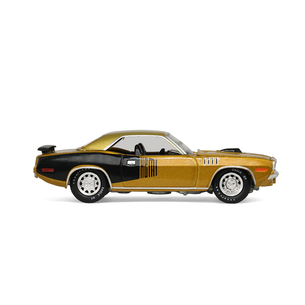 PRE-ORDER - 6 PACK 1971 Plymouth Hemi ‘Cuda (Anniversary Collection Series 18 – America 250 Edition) Diecast 1:64 Scale Model - Greenlight 28180D - Image 4