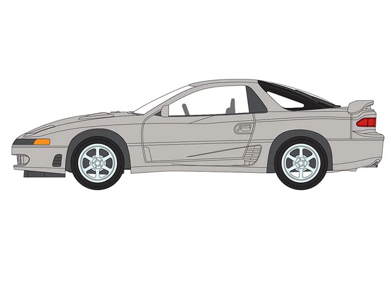 PRE-ORDER - 6 PACK 1993 Mitsubishi 3000GT VR-4 - Zurich White Pearl Diecast 1:64 Scale Model - Auto World AWSP214B - Image 2