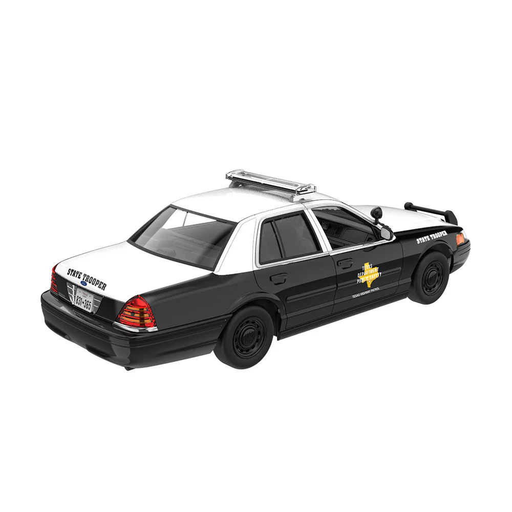 PRE-ORDER - 6 PACK 2003 Ford Crown Victoria – Texas Highway Patrol (Hot Pursuit) Diecast 1:24 Scale Model - Greenlight 1131001 - Image 5