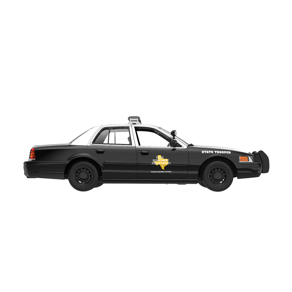 PRE-ORDER - 6 PACK 2003 Ford Crown Victoria – Texas Highway Patrol (Hot Pursuit) Diecast 1:24 Scale Model - Greenlight 1131001 - Image 6