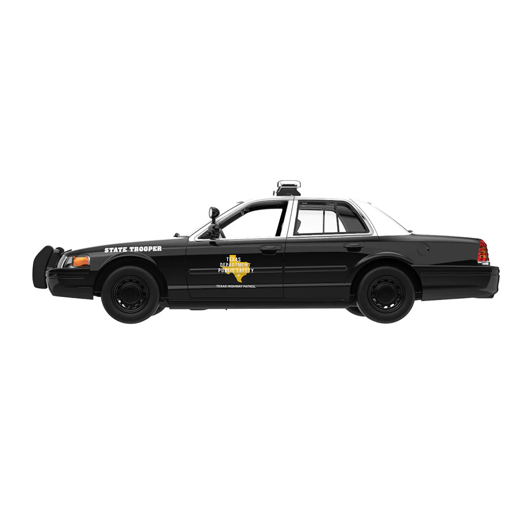 PRE-ORDER - 6 PACK 2003 Ford Crown Victoria – Texas Highway Patrol (Hot Pursuit) Diecast 1:24 Scale Model - Greenlight 1131001 - Image 7