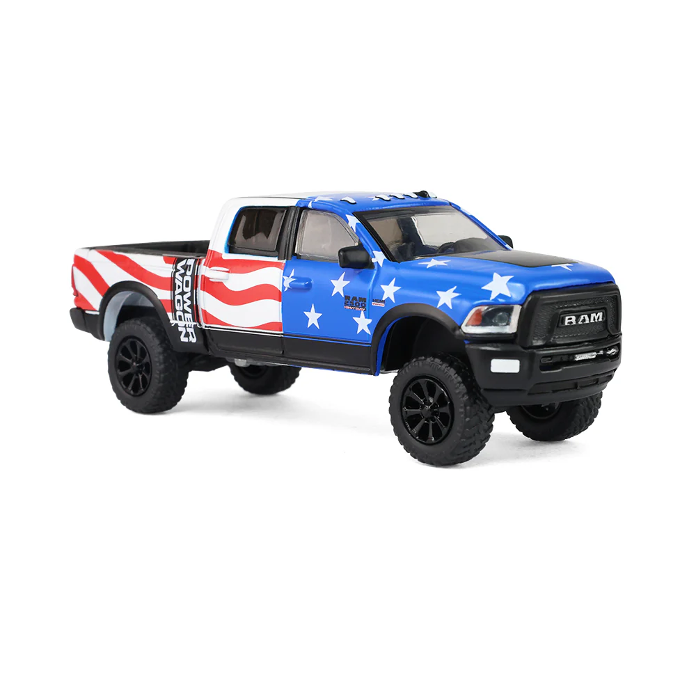 PRE-ORDER - 6 PACK 2017 Ram 2500 Power Wagon (Anniversary Collection Series 18 – America 250 Edition) Diecast 1:64 Scale Model - Greenlight 28180B - Image 6