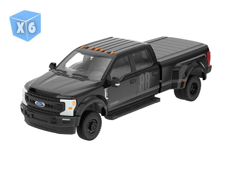 PRE-ORDER - 6 PACK 2020 Ford F-450 XL Super Duty (Black Bandit Series 31) Diecast 1:64 Scale Model - Greenlight 28190F