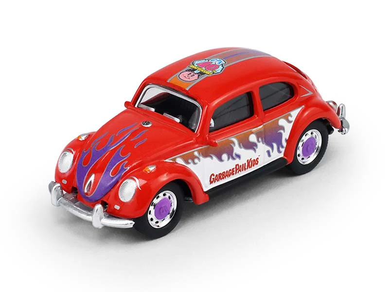 PRE-ORDER Classic Volkswagen Beetle - Lily No Problema (Garbage Pail Kids Series 9 - 40th Anniversary) Diecast 1:64 Scale Model - Greenlight 54130E