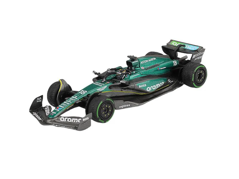 PRE-ORDER Aston Martin AMR24 #18 Lance Stroll 2024 F1 2024 (Mini GT) Diecast 1:64 Scale Model - TSM MGT01114