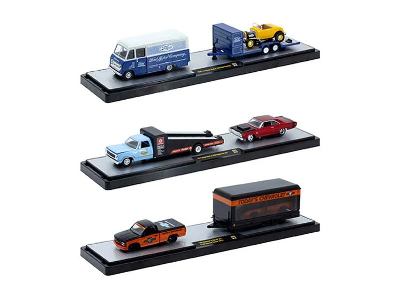 PRE-ORDER Auto-Haulers Release 93 Assortment SET OF 3 Diecast 1:64 Scale Models - M2 Machines 36000-93