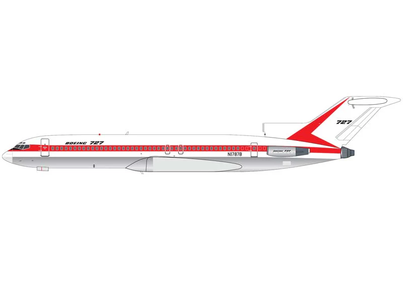 PRE-ORDER House Livery Boeing 727-200 - N1787B (V1:400) Diecast 1:400 Scale Model - 400022