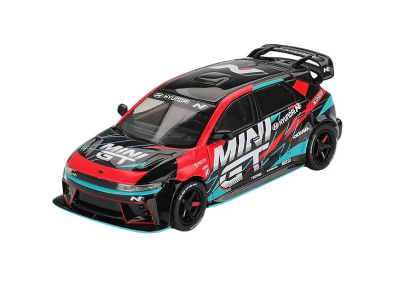 PRE-ORDER Hyundai Ioniq 5N MINI GT RS-01T 2025 Tokyo Auto Salon- Black (Mini GT) Diecast 1:64 Scale Model - TSM MGT01098