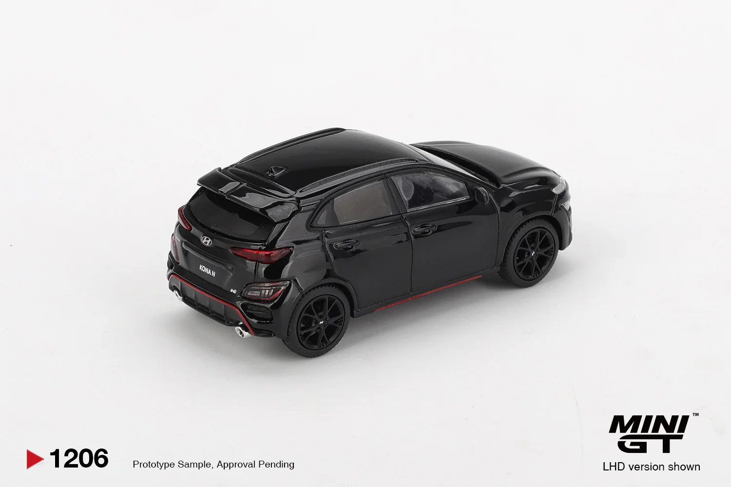 PRE-ORDER Hyundai Kona N – Phantom Black – Korea Exclusive (Mini GT) Diecast 1:64 Scale Model - TSM MGT01206 - Image 3