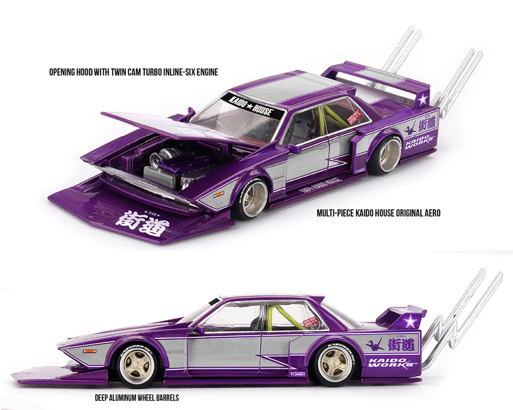 PRE-ORDER Kaido Star V1- Purple Silver (Kaido House x Mini GT) Diecast 1:64 Scale Model - TSM KHMG247 - Image 2
