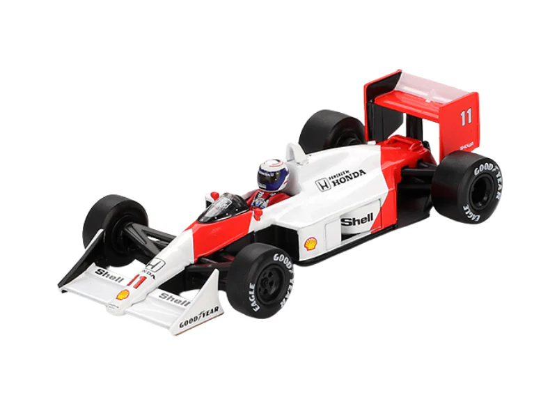 PRE-ORDER McLaren MP4/4 #11 Alain Prost 1988 Japanese Grand Prix 2nd Place (Mini GT) Diecast 1:64 Scale Model - TSM MGT01123