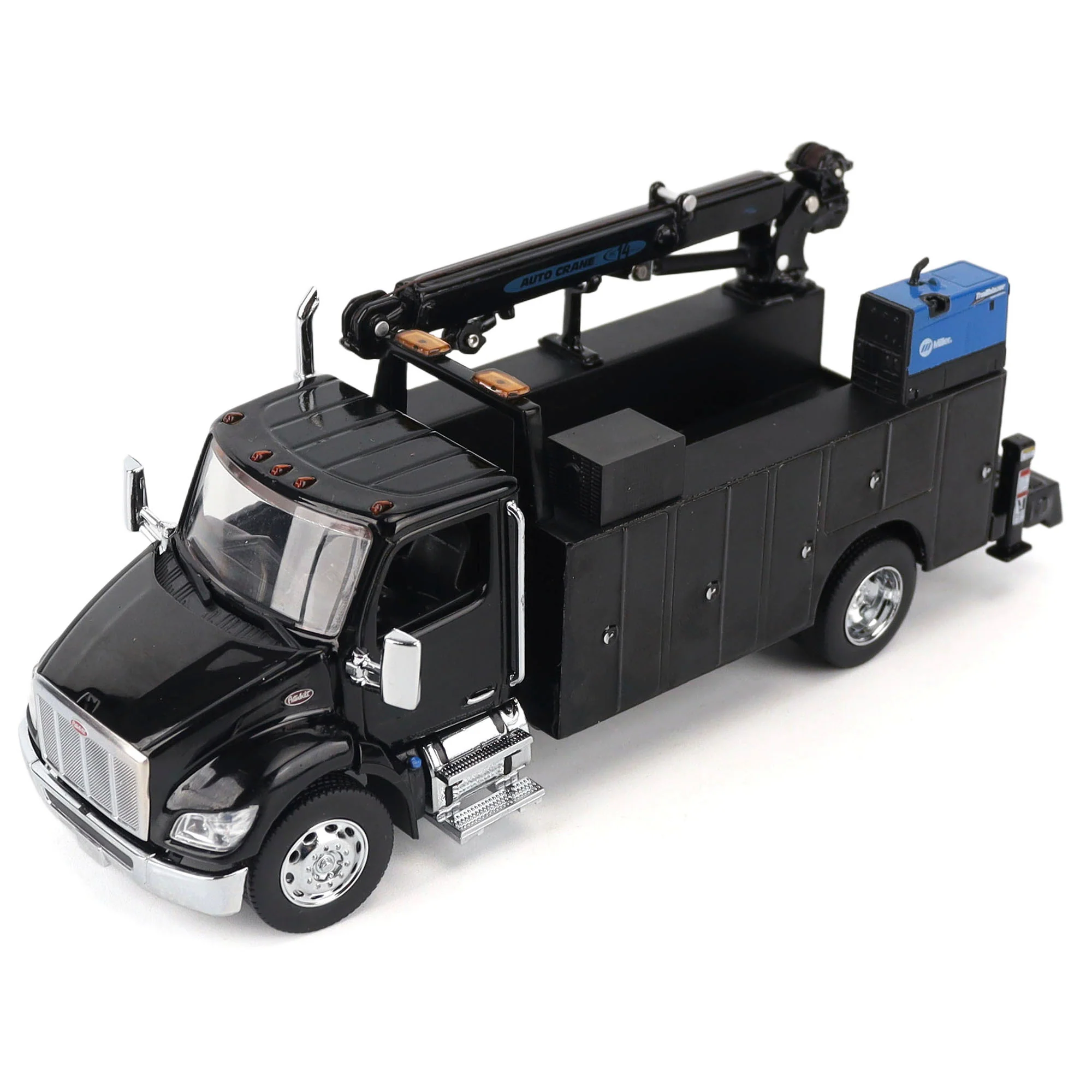 PRE-ORDER Peterbilt Model 536 Auto-Crane Titan85-Body HC14-Crane Work Truck w/ AC40 Compressor and Miller Trailblazer Welder (Transport Series) Diecast 1:50 Scale Model - Diecast Masters 71213 - Image 2