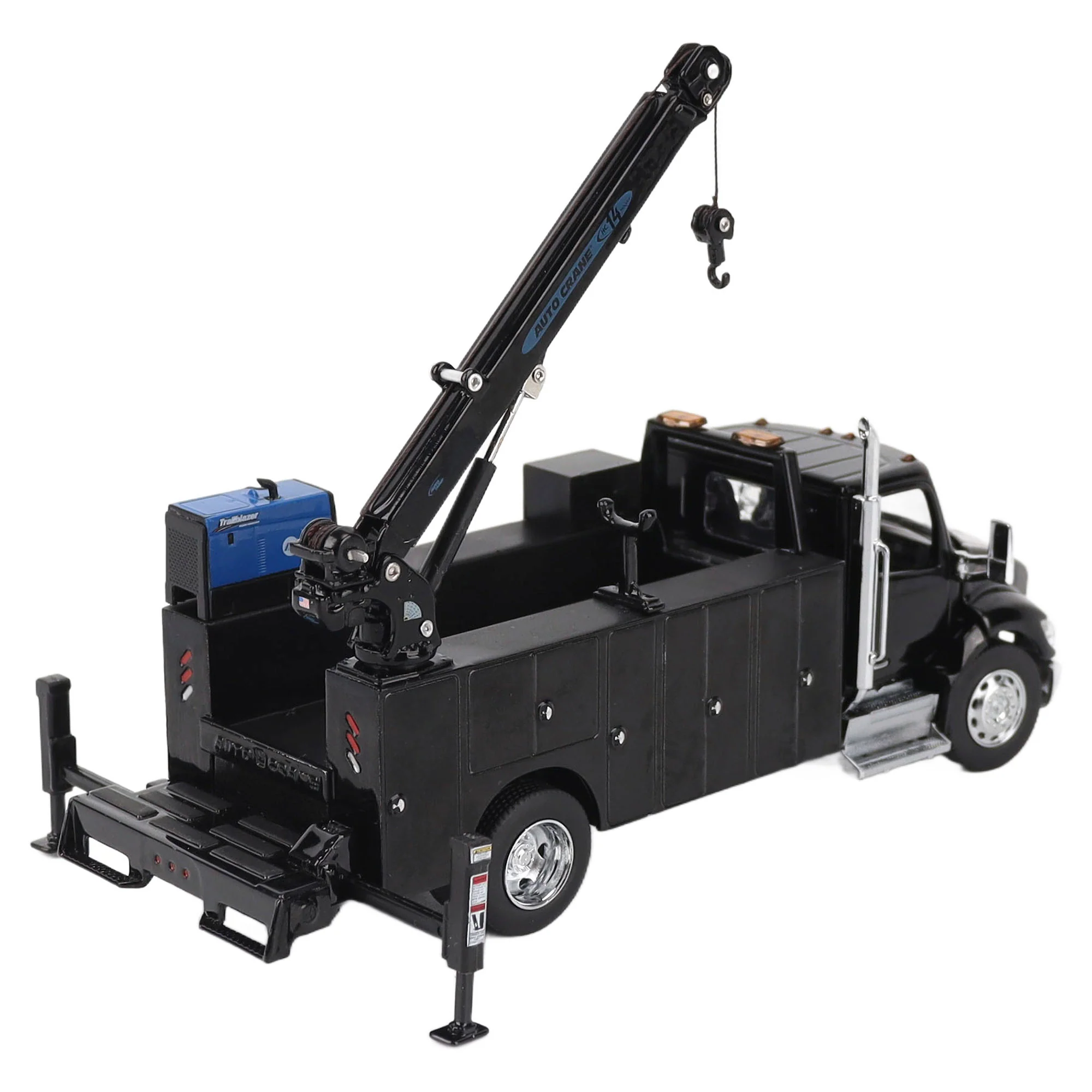 PRE-ORDER Peterbilt Model 536 Auto-Crane Titan85-Body HC14-Crane Work Truck w/ AC40 Compressor and Miller Trailblazer Welder (Transport Series) Diecast 1:50 Scale Model - Diecast Masters 71213 - Image 3