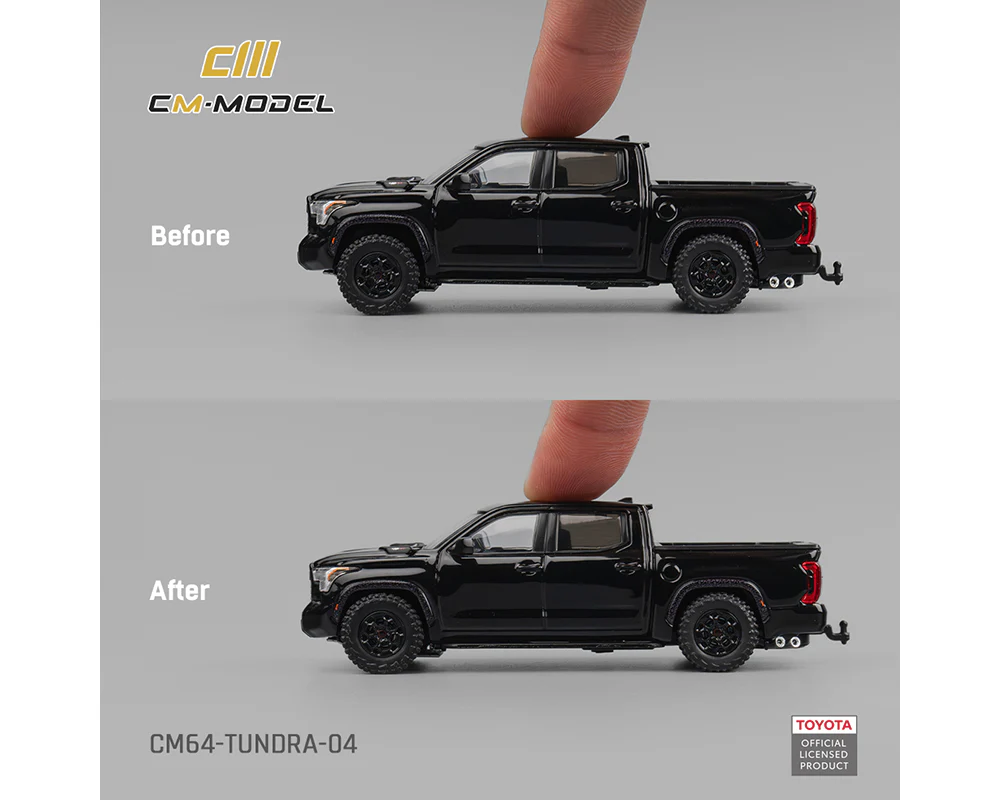 PRE-ORDER Toyota Tundra – Black Diecast 1:64 Scale Model - CM Model CM64-TUNDRA-04 - Image 2