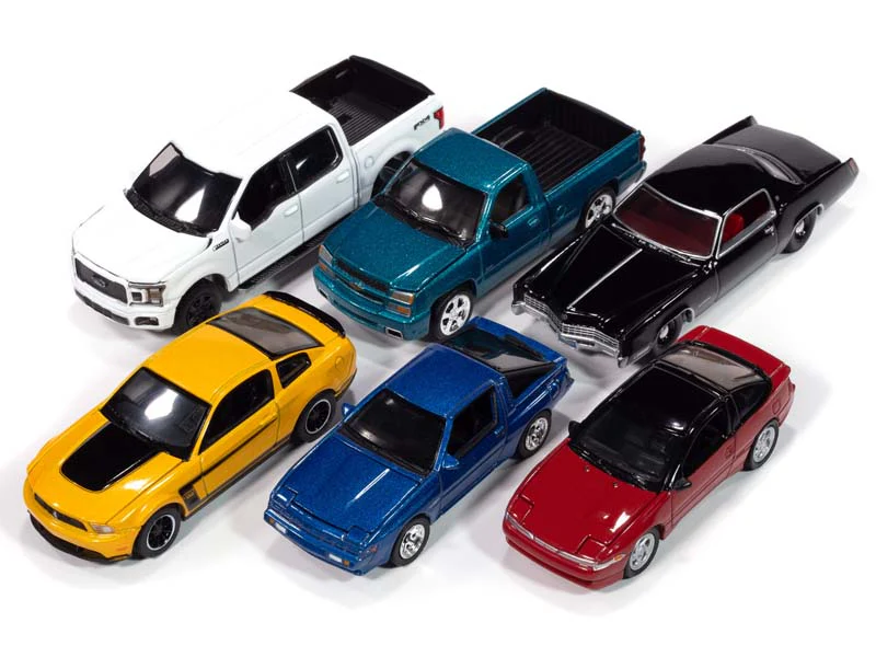 Premium 2025 Release Version A SET OF 6 Diecast 1:64 Scale Models - Auto World AW64502A
