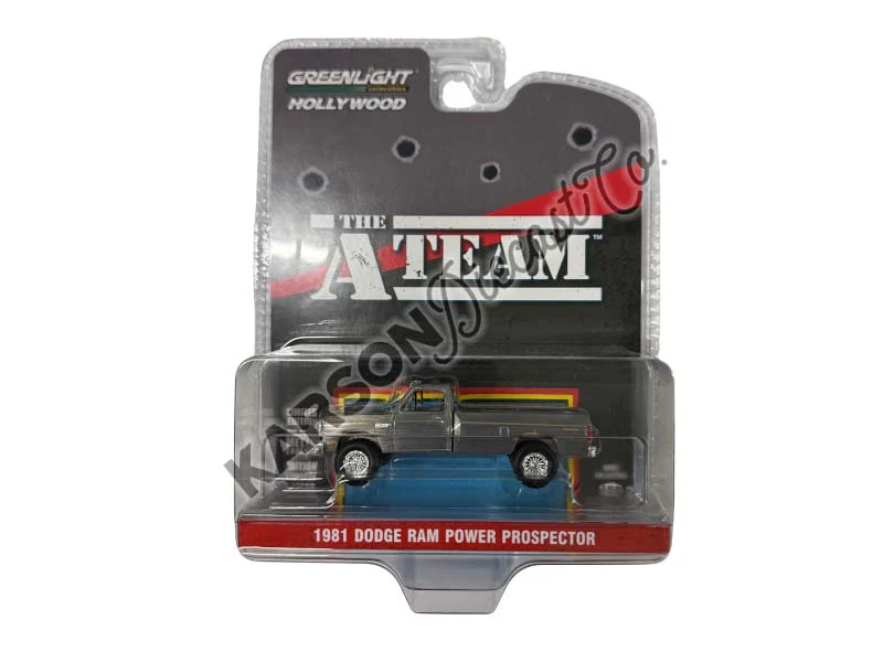 RAW CHASE 1981 Dodge Power Ram Prospector - The A-Team (Hollywood Series 43) Diecast 1:64 Scale Model - Greenlight 62040C