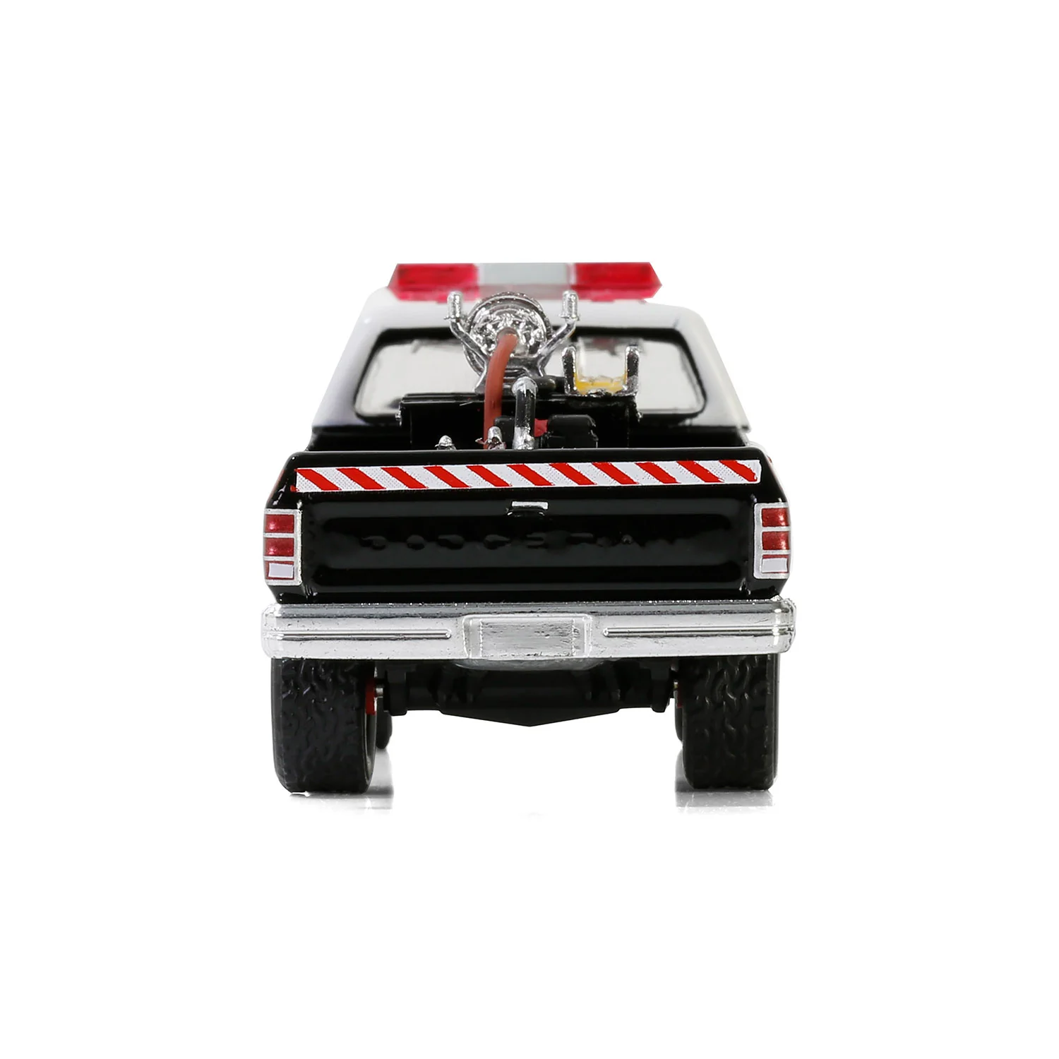 RAW CHASE 1987 Dodge Ram D250 w/ Fire Equipment, Hose & Tank (Smokey Bear Series 4) Diecast 1:64 Scale Model - Greenlight 38070E - Image 9