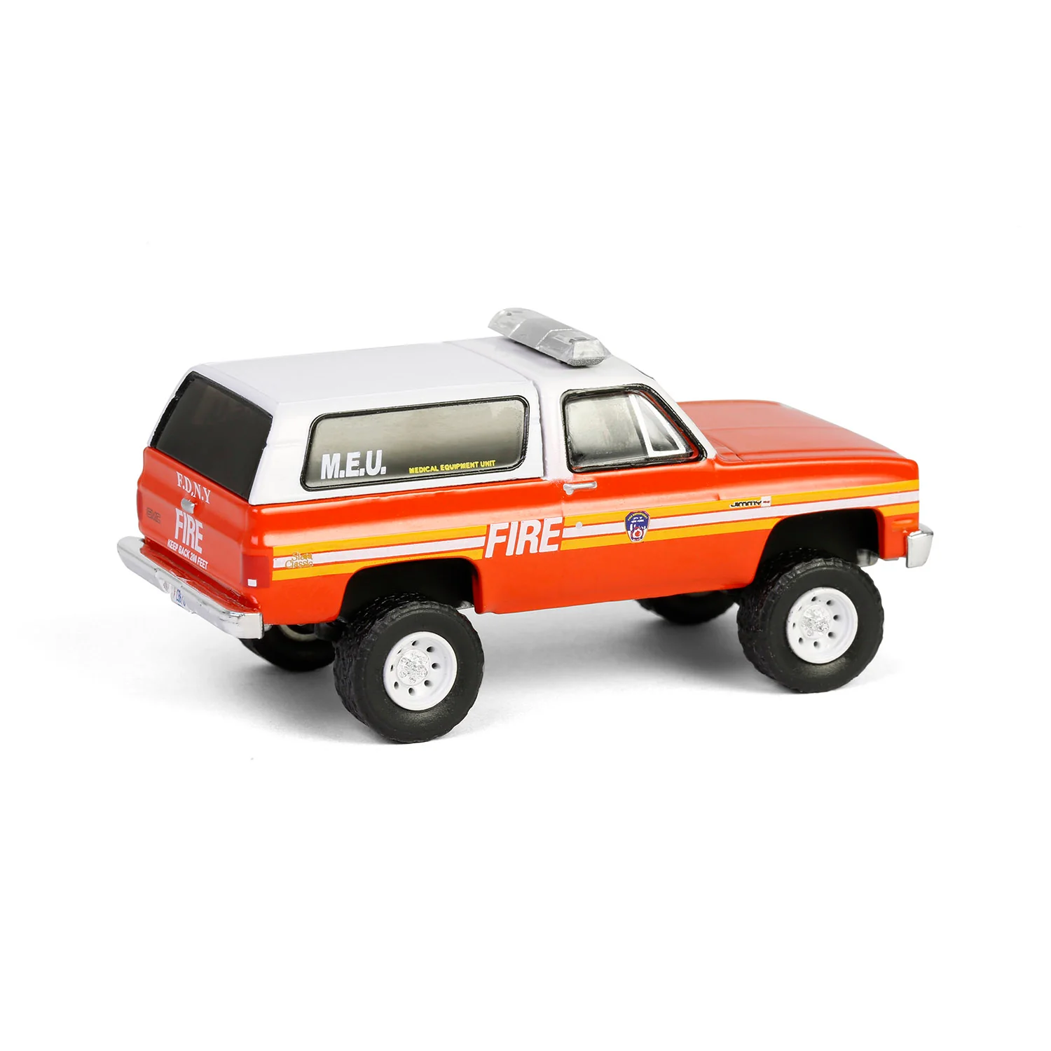 RAW CHASE 1987 GMC Jimmy – FDNY Medical Equipment Unit (First Responders Series 2) Diecast 1:64 Scale Model - Greenlight 67060A - Image 6
