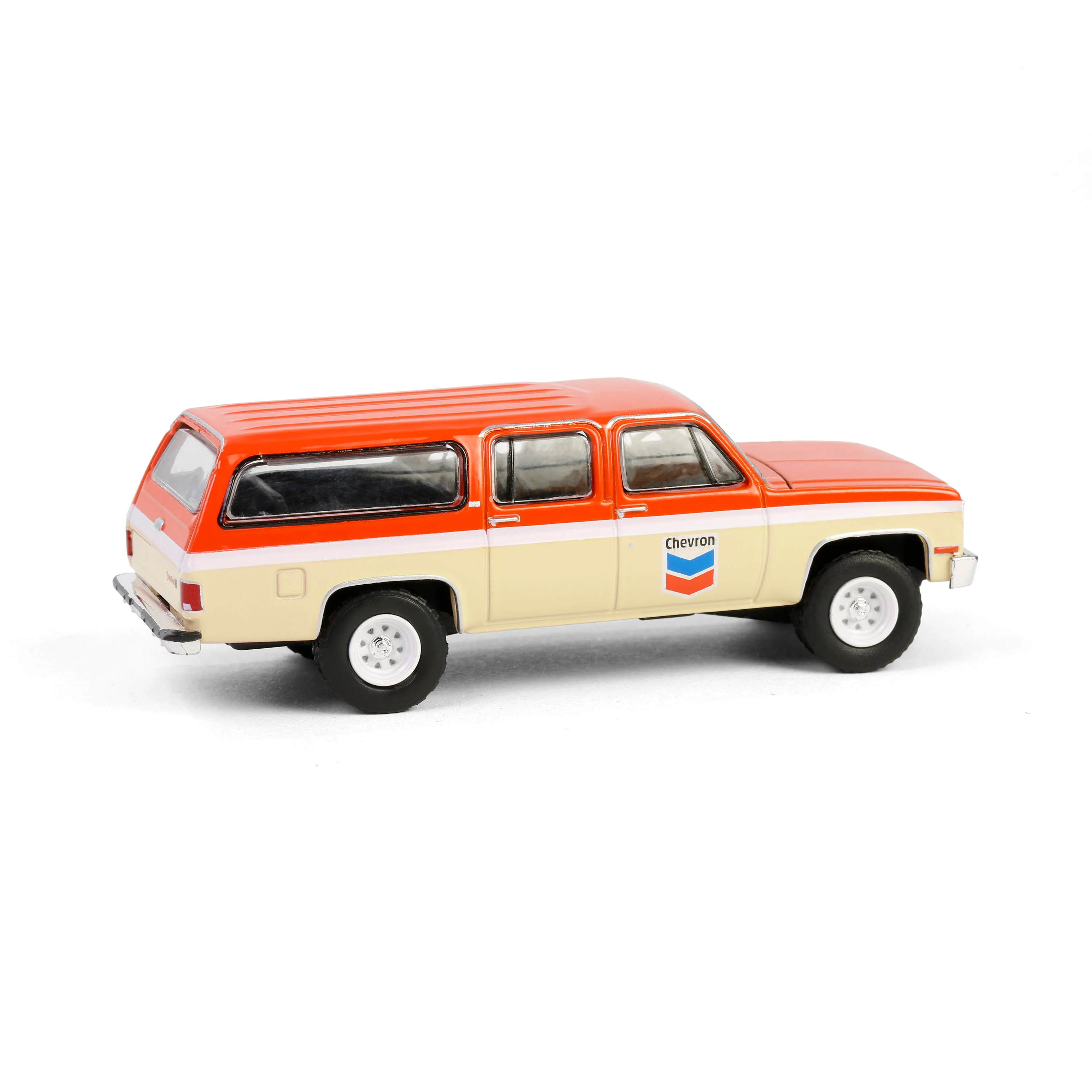 RAW CHASE 1988 GMC Suburban Sierra Classic C10 (Chevron Special Edition Series 1) Diecast 1:64 Scale Model - Greenlight 41175D - Image 5