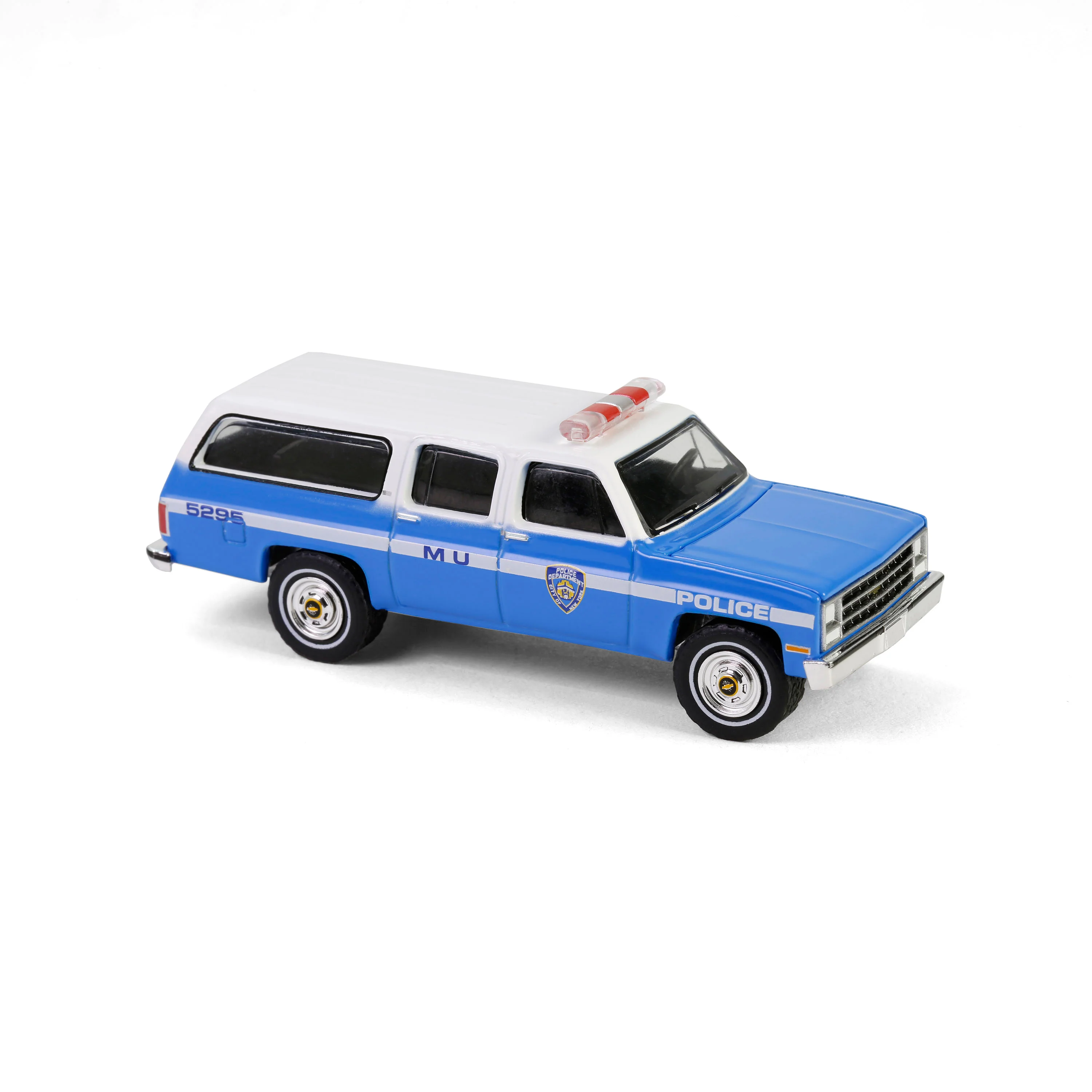 1990 Chevrolet Suburban K2500 Scottsdale - New York City Police Department (Hot Pursuit Series 46) Diecast 1:64 Scale Model - Greenlight 43040D - Image 4