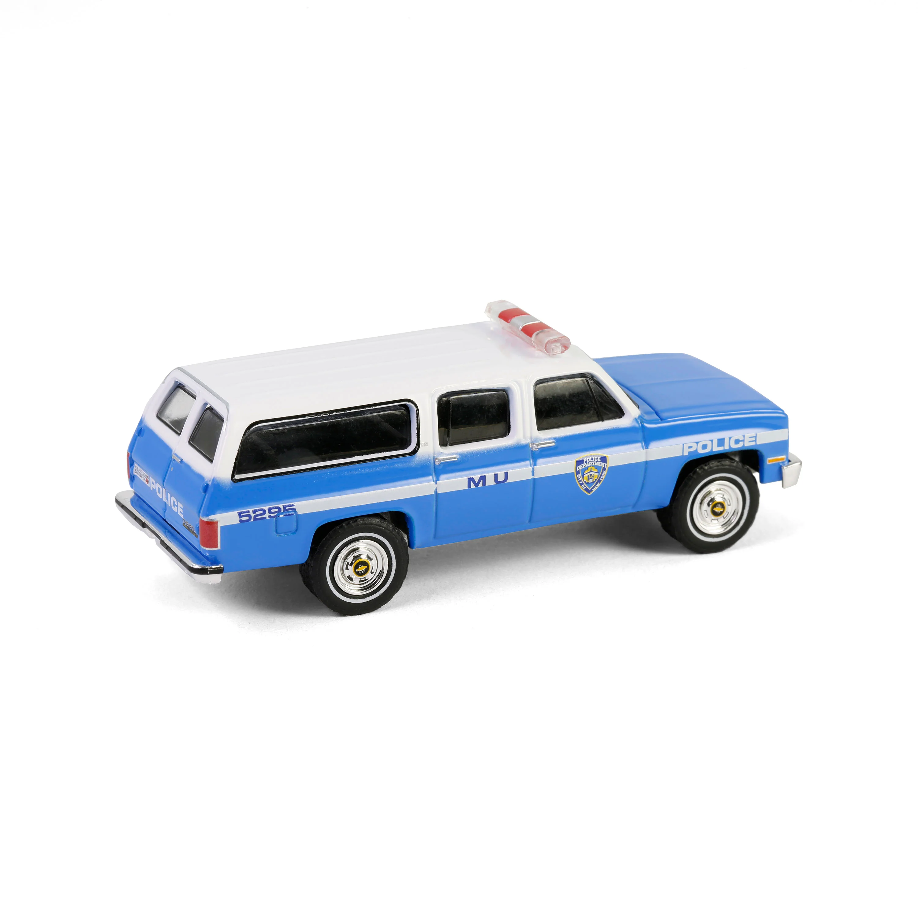 1990 Chevrolet Suburban K2500 Scottsdale - New York City Police Department (Hot Pursuit Series 46) Diecast 1:64 Scale Model - Greenlight 43040D - Image 6