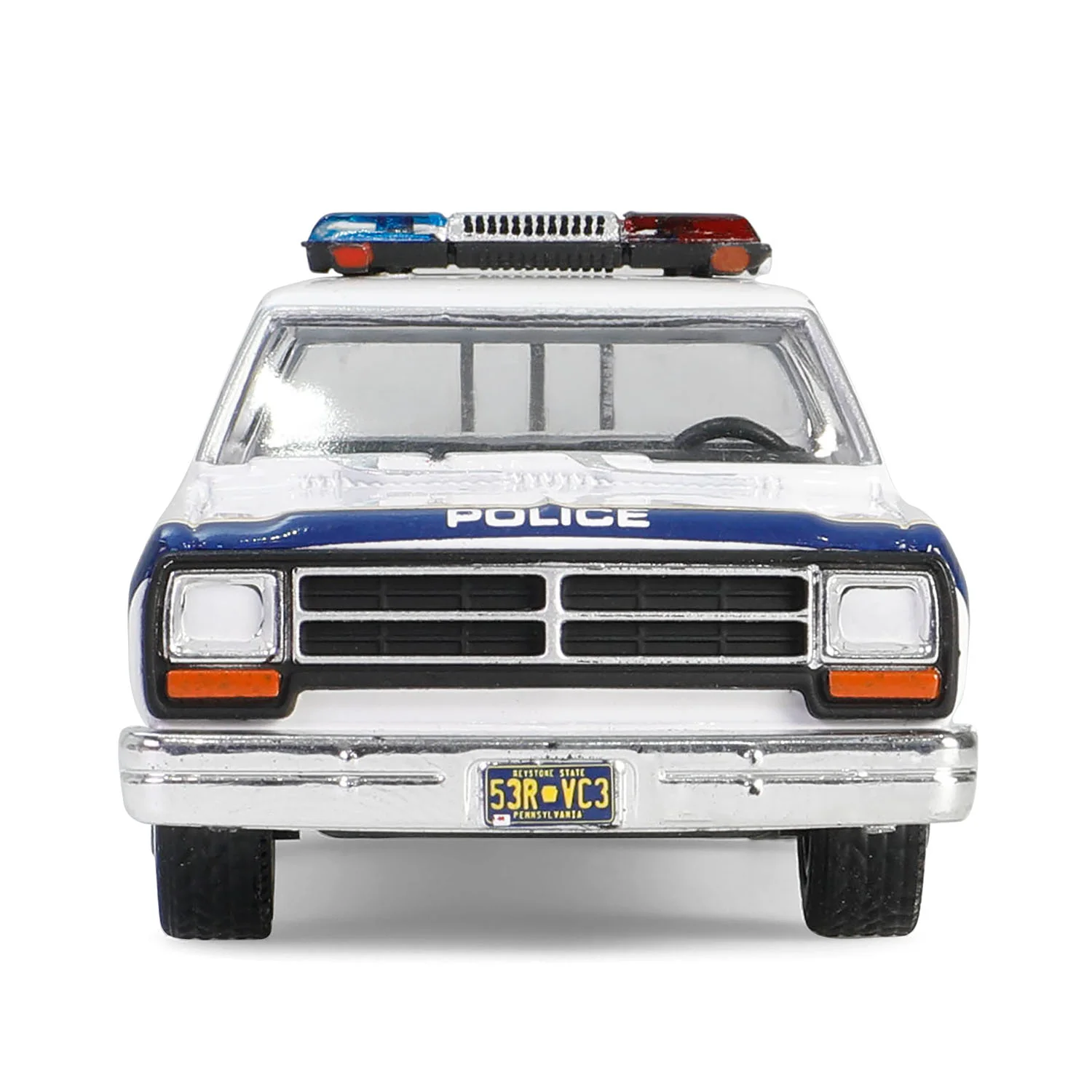 1990 Dodge Ram D-250 w/ Utility Trailer – PA Police (Hot Pursuit Hitch & Tow Series 1) Diecast 1:64 Scale Model - Greenlight 32315A - Image 7