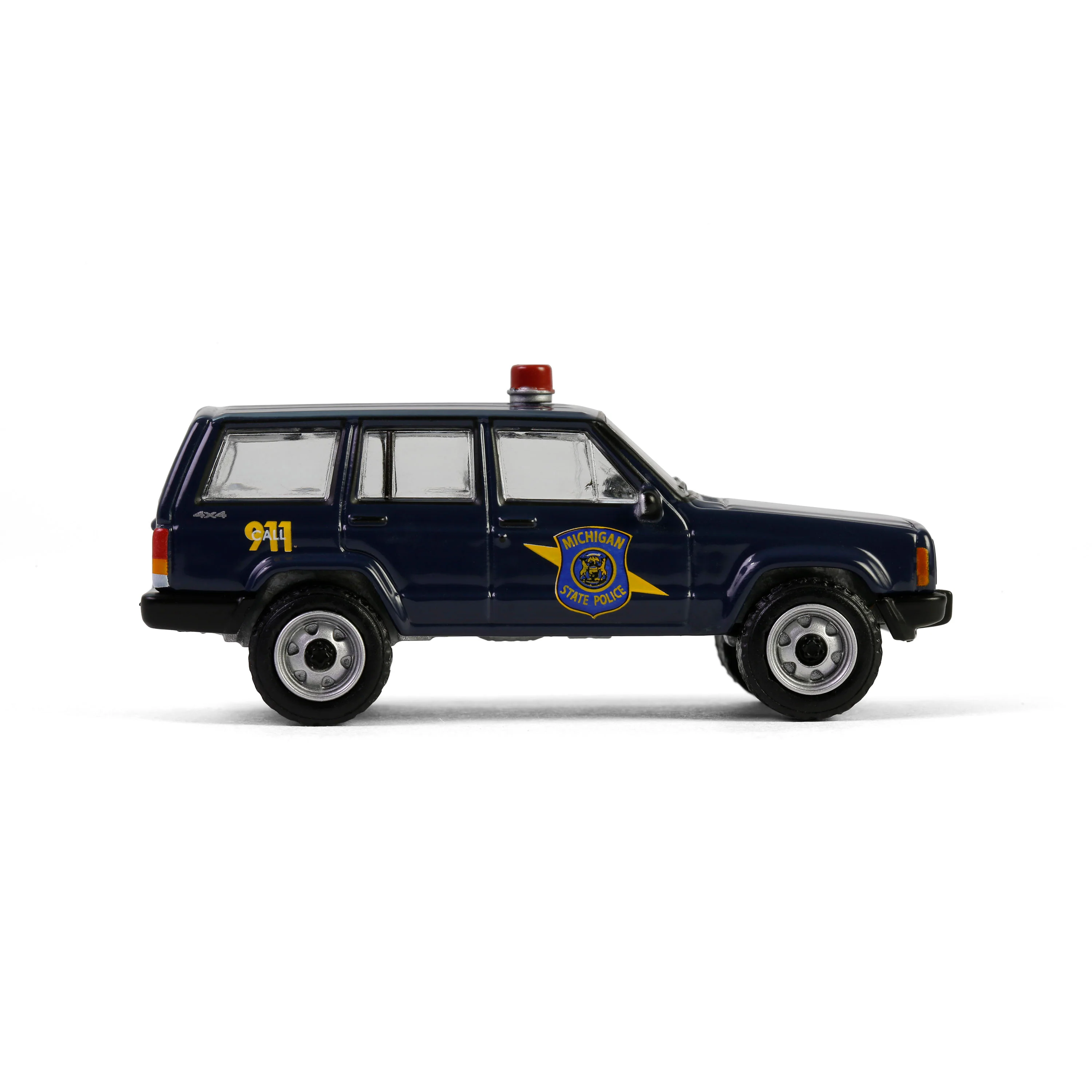 2001 Jeep Cherokee - Michigan State Police (Hot Pursuit Series 46) Diecast 1:64 Scale Model - Greenlight 43040E - Image 4