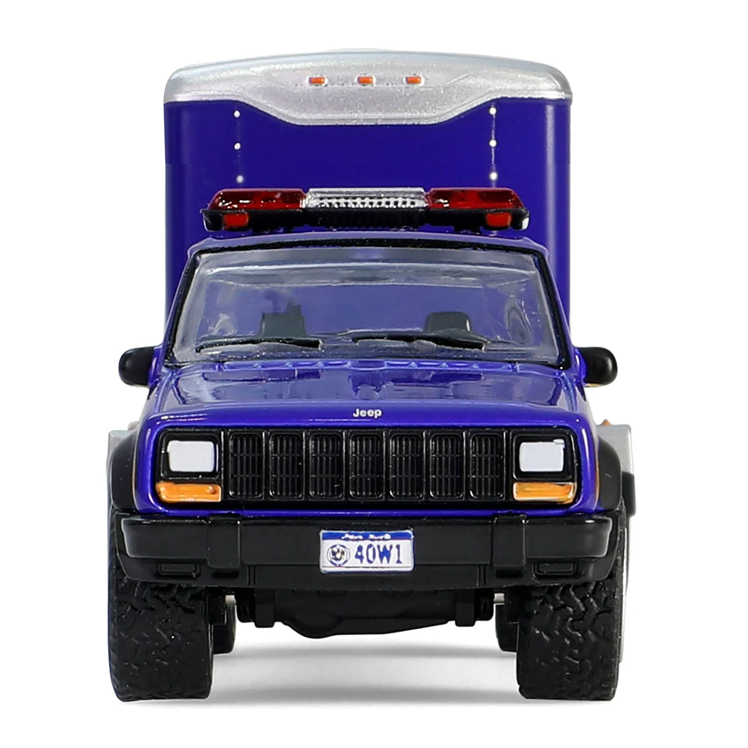 2001 Jeep Cherokee w/  Cargo Trailer – New York State Police (Hot Pursuit Hitch & Tow Series 1) Diecast 1:64 Scale Model - Greenlight 32315B - Image 9
