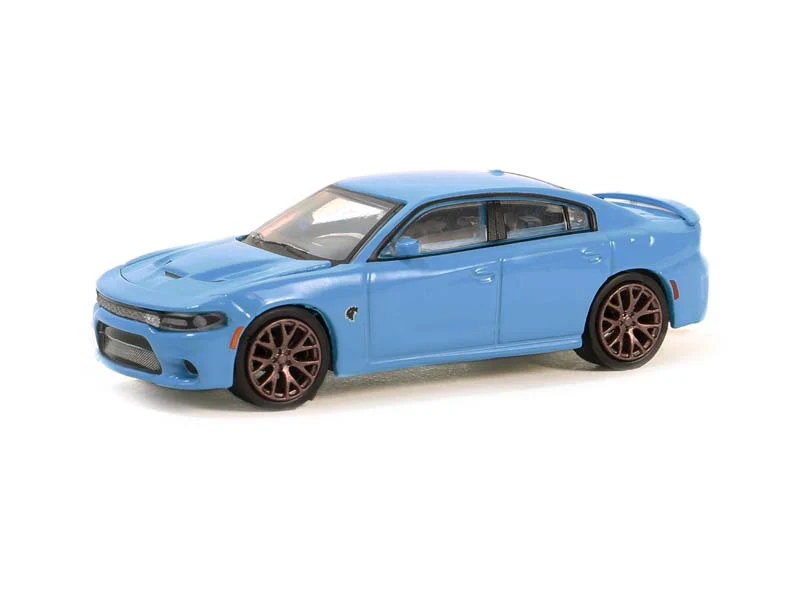 RAW CHASE 2016 Dodge Charger SRT Hellcat β B5 Blue (GreenLight Muscle Series 28) Diecast 1:64 Scale Model - Greenlight 13350D - Image 2