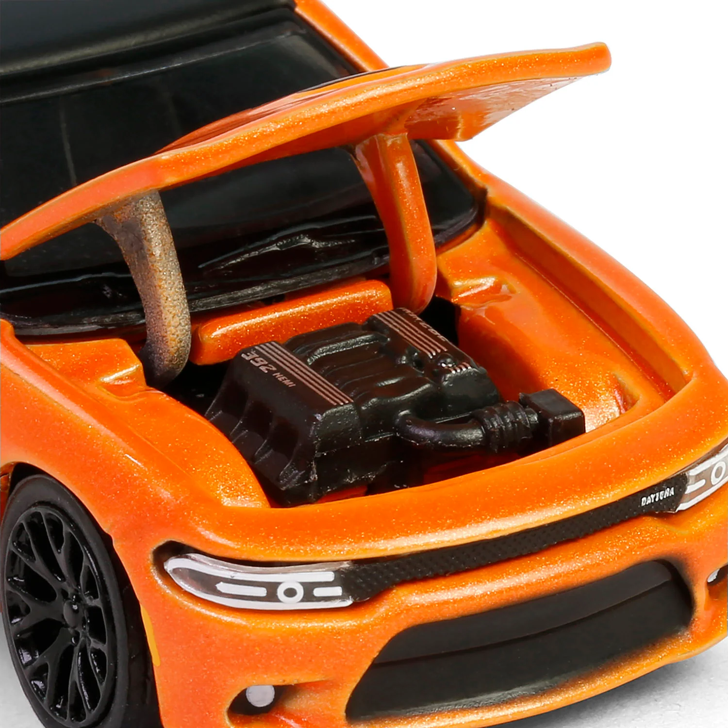 2018 Dodge Charger Daytona 392 – Go Mango (GreenLight Muscle Series 29) Diecast 1:64 Scale Model - Greenlight 13360E - Image 5