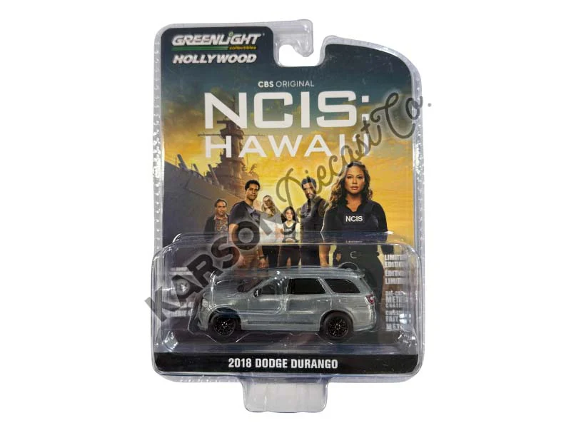 RAW CHASE 2018 Dodge Durango GT Blacktop - NCIS: Hawaii (Hollywood Series 42) Diecast 1:64 Scale Model - Greenlight 62030F